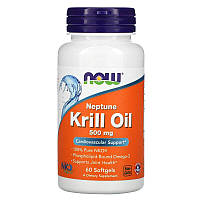 Neptune Krill Oil 500 мг Now Foods 60 капсул