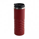 Термокружка матова Торіно люкс 450 мл червона, фото 4