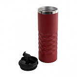 Термокружка матова Торіно люкс 450 мл червона, фото 5