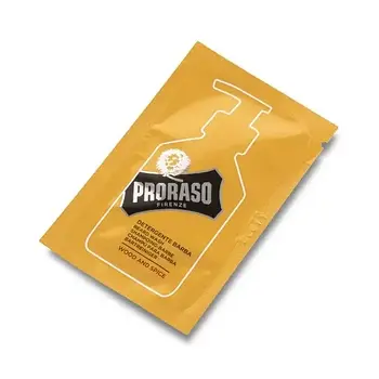 Тестер шампуню для бороди Proraso Wood & Spice Beard Shampoo 4 мл