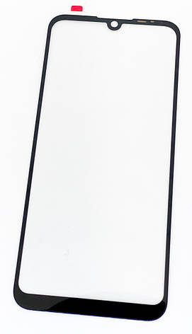Скло дисплея для ZTE A7 2019/A7 2020, чорне, оригінал (54), з олеофобним покриттям, фото 1