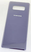 Задняя крышка для Samsung N950F Galaxy Note 8, серая, Orchid Gray, оригинал