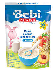 Каша молочна Вівсяна з персиком Bebi Premium, 200 г