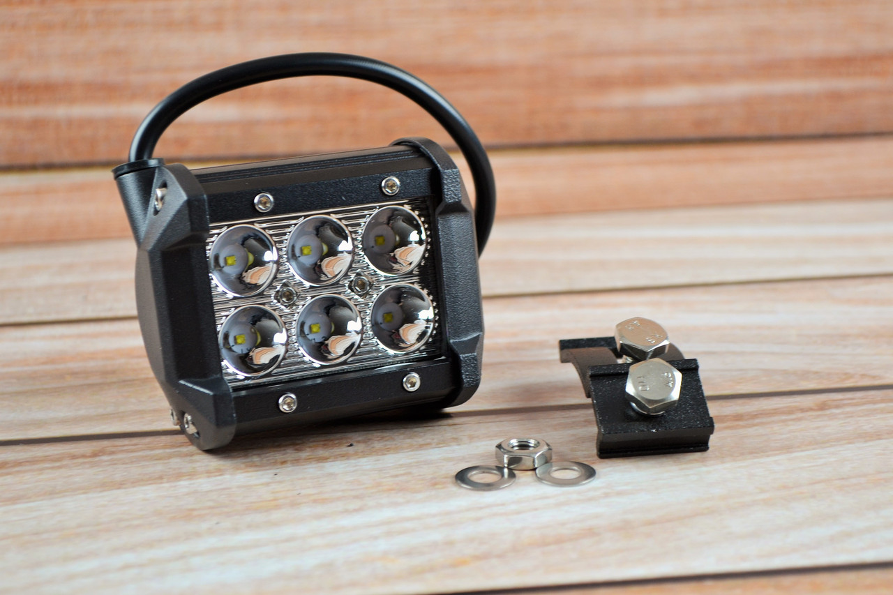 Світлодіодна LED-фара 18 Вт (світлодіоди 3w x6шт) Широкий Промінь, фото 1