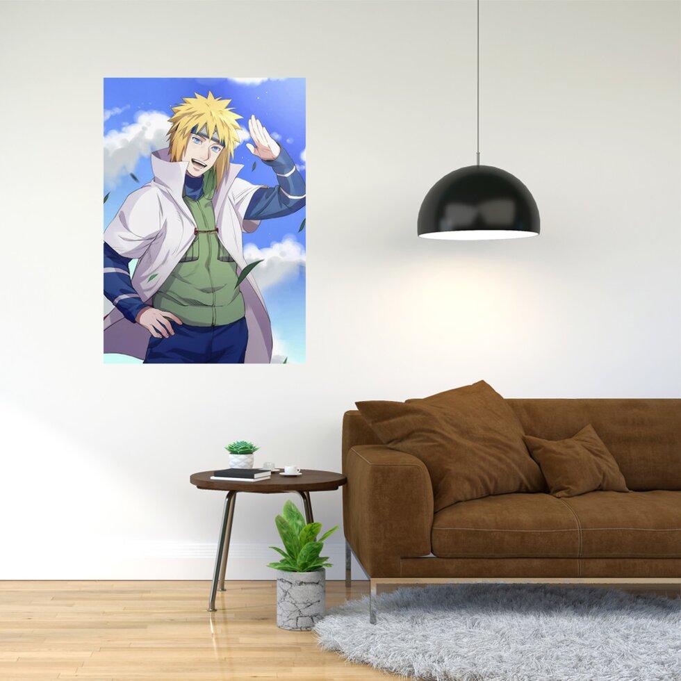 Плакат-постер з принтом "Мінато Намікадзе (Персонаж аніме «Наруто»)"  А2