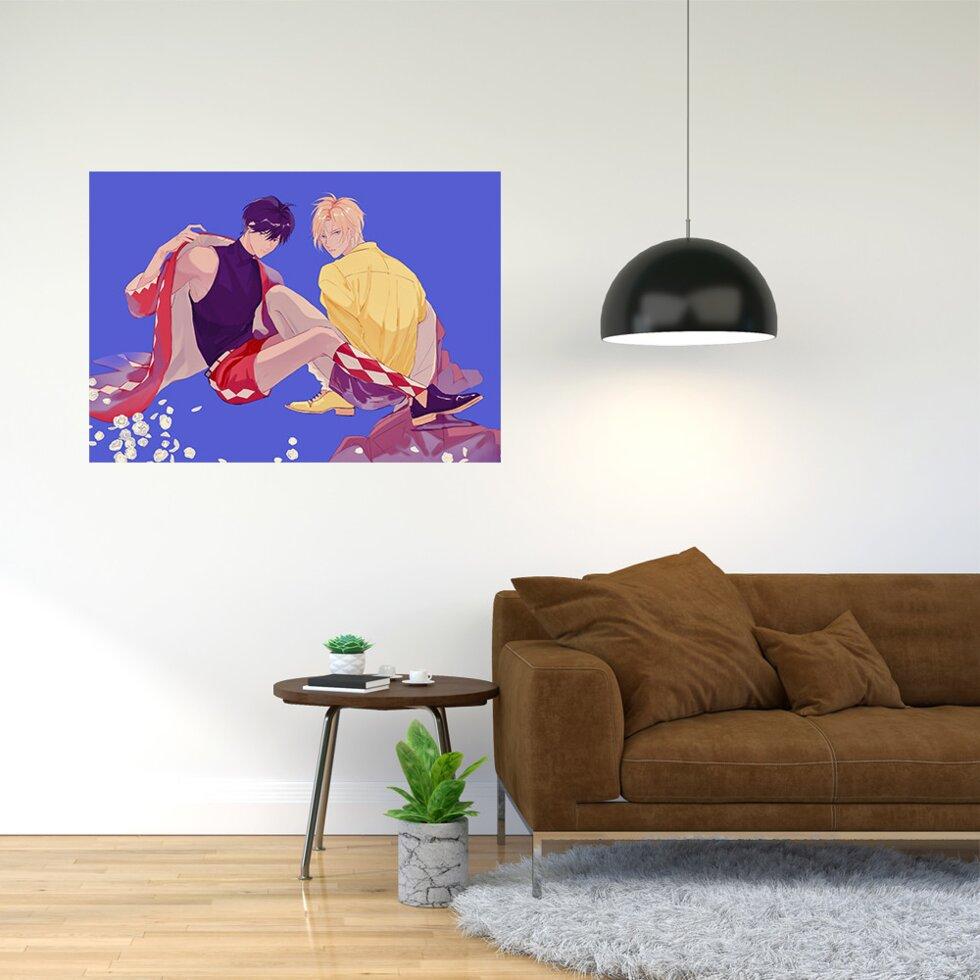 Плакат-постер з принтом "Banana Fish - Бананова риба (аніме серіал) 7"