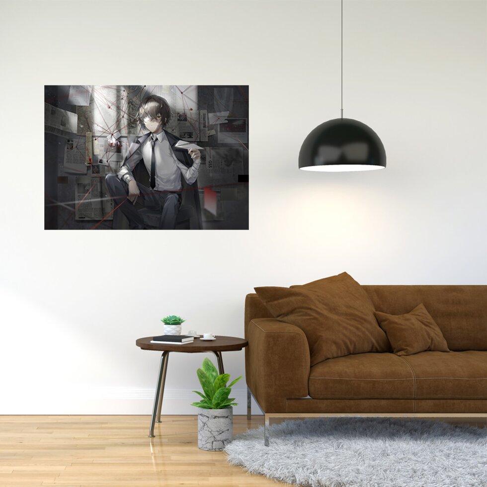 Плакат-постер з принтом "Bungo Stray Dogs - Проза бродячих псів (манга, аніме серіал)" А2