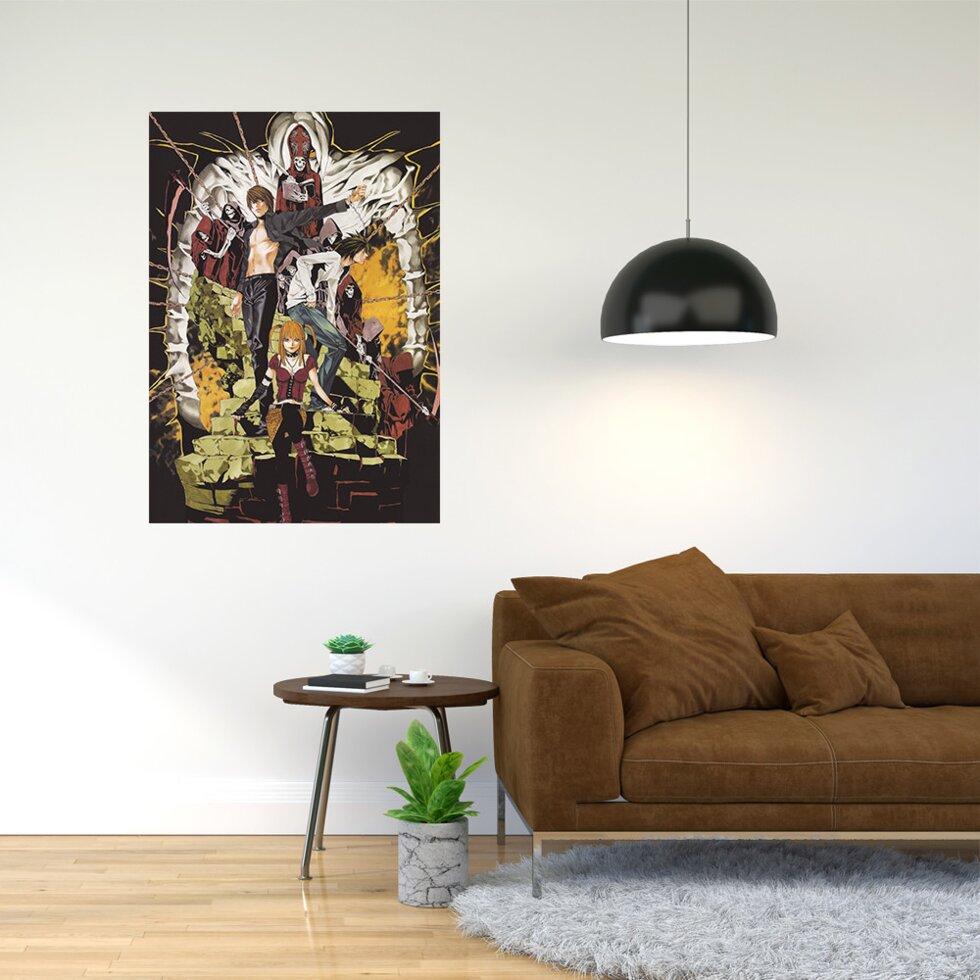 Плакат-постер з принтом "Death Note - Зошит смерті (манга, аніме серіал) 4"  А2