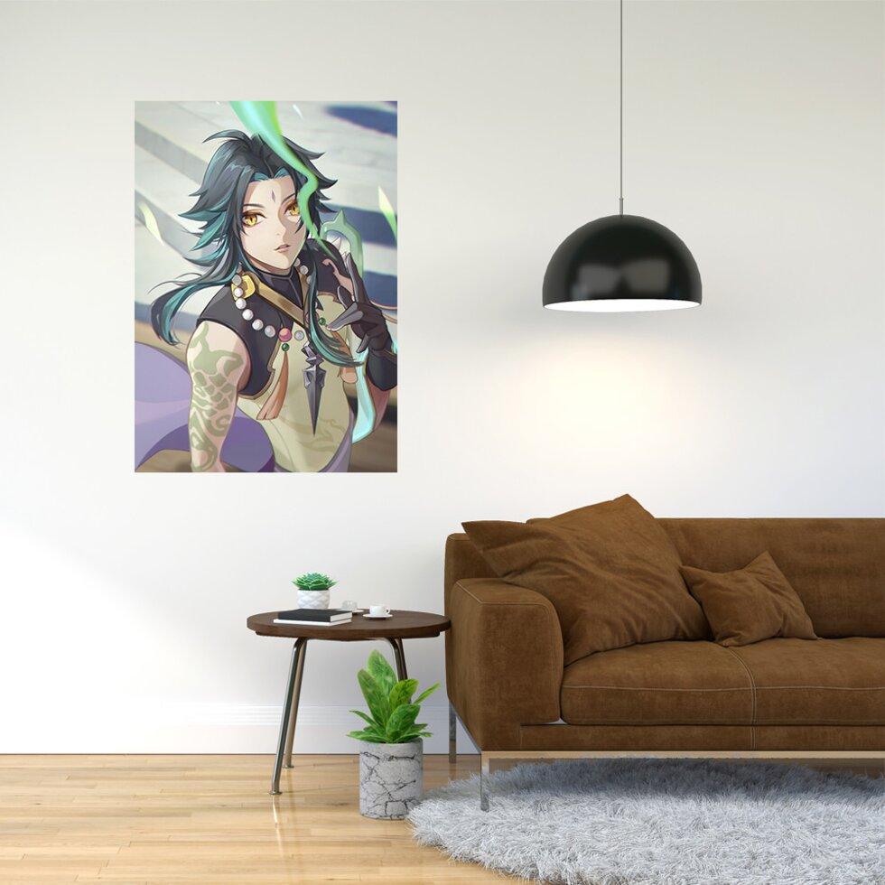 Плакат-постер з принтом "Геншин Удар - Genshin Impact (комп'ютерна гра) 2" А2