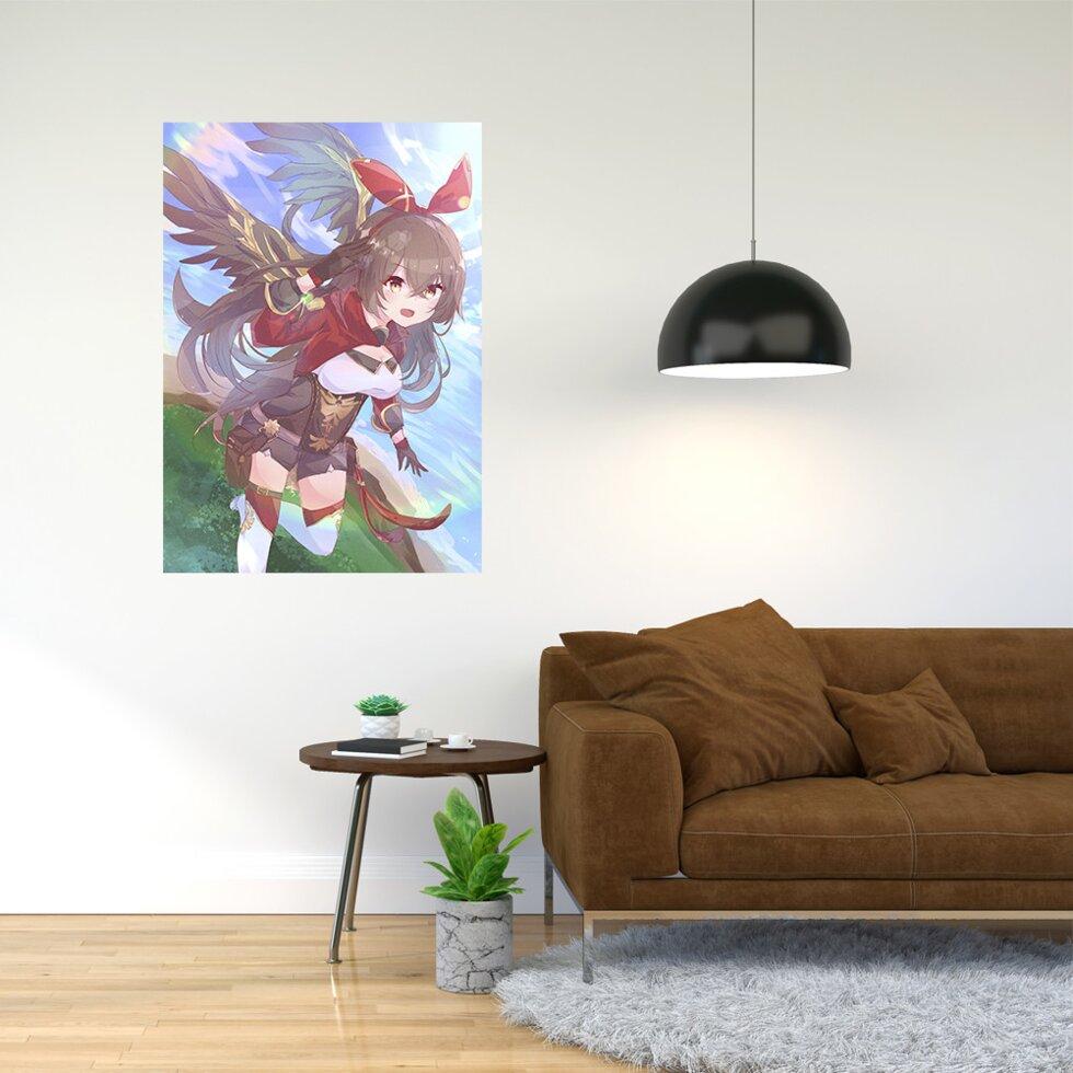 Плакат-постер з принтом "Геншин Удар - Genshin Impact (комп'ютерна гра) 7" А2