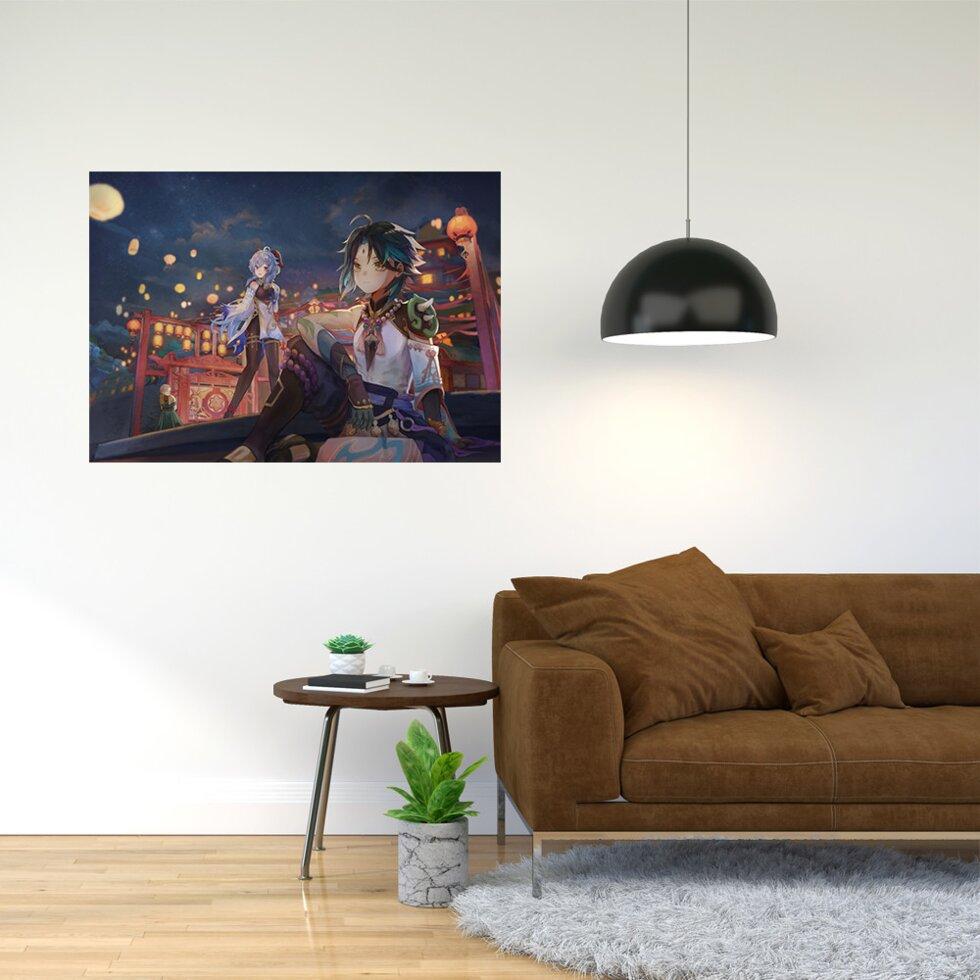 Плакат-постер з принтом "Геншин Удар - Genshin Impact (комп'ютерна гра) 19" А2