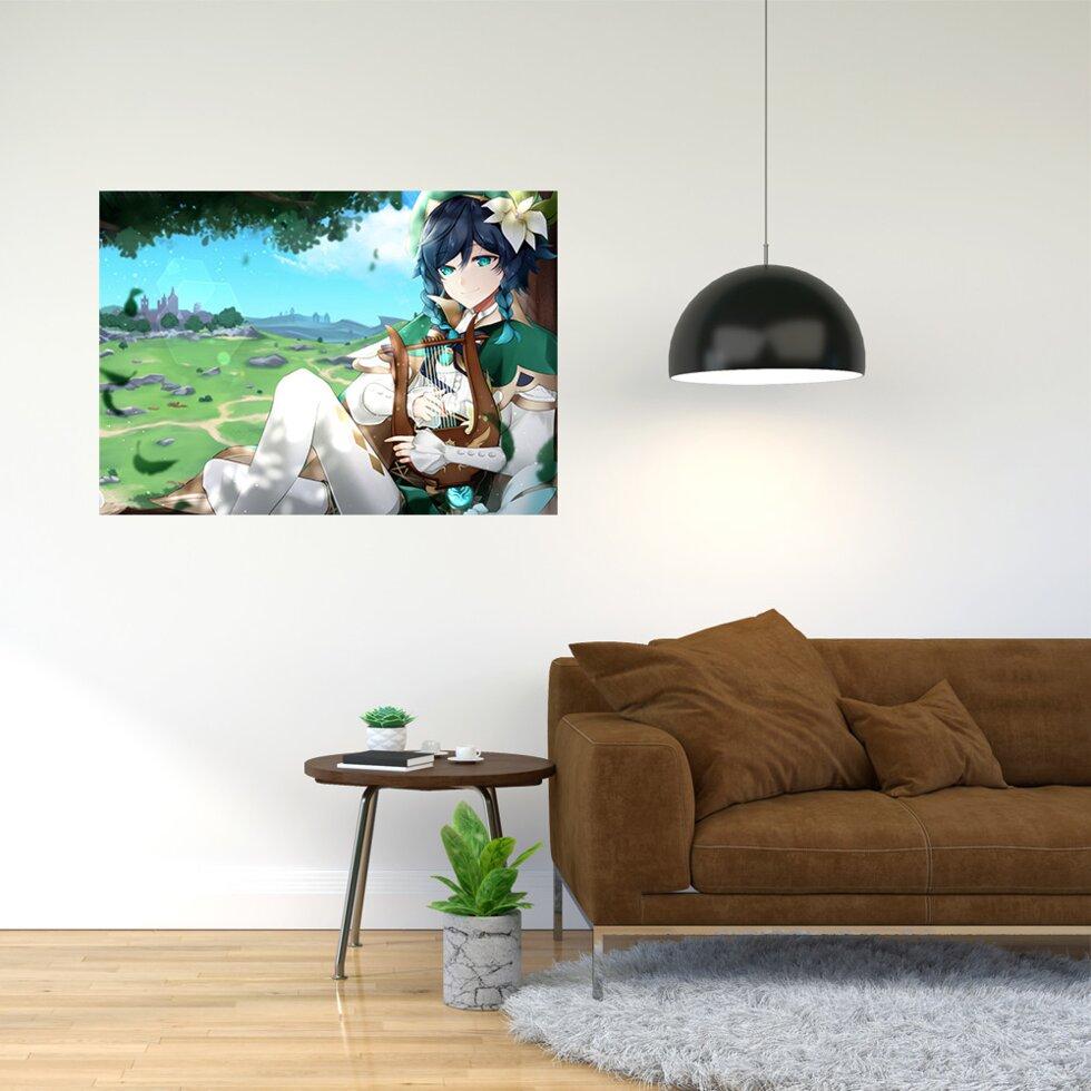 Плакат-постер з принтом "Геншин Удар - Genshin Impact (комп'ютерна гра) 20" А2