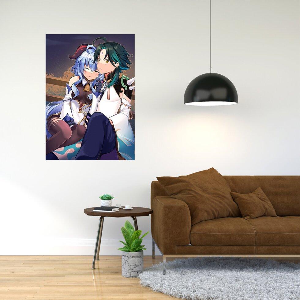 Плакат-постер з принтом "Геншин Удар - Genshin Impact (комп'ютерна гра) 21"  А2