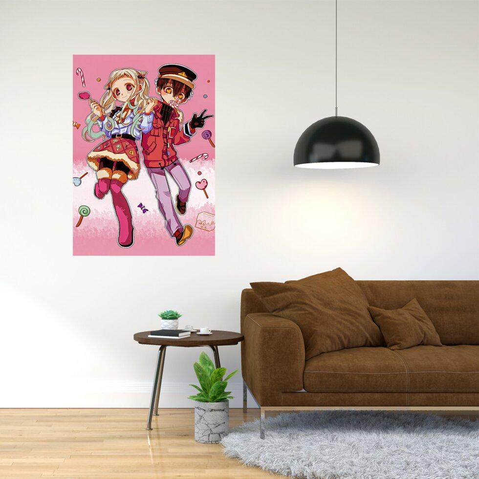 Плакат-постер із принтом "Jibaku Shounen Hanako-kun - Туалетний хлопчик Ханако-ку (манга, аніме) 9"