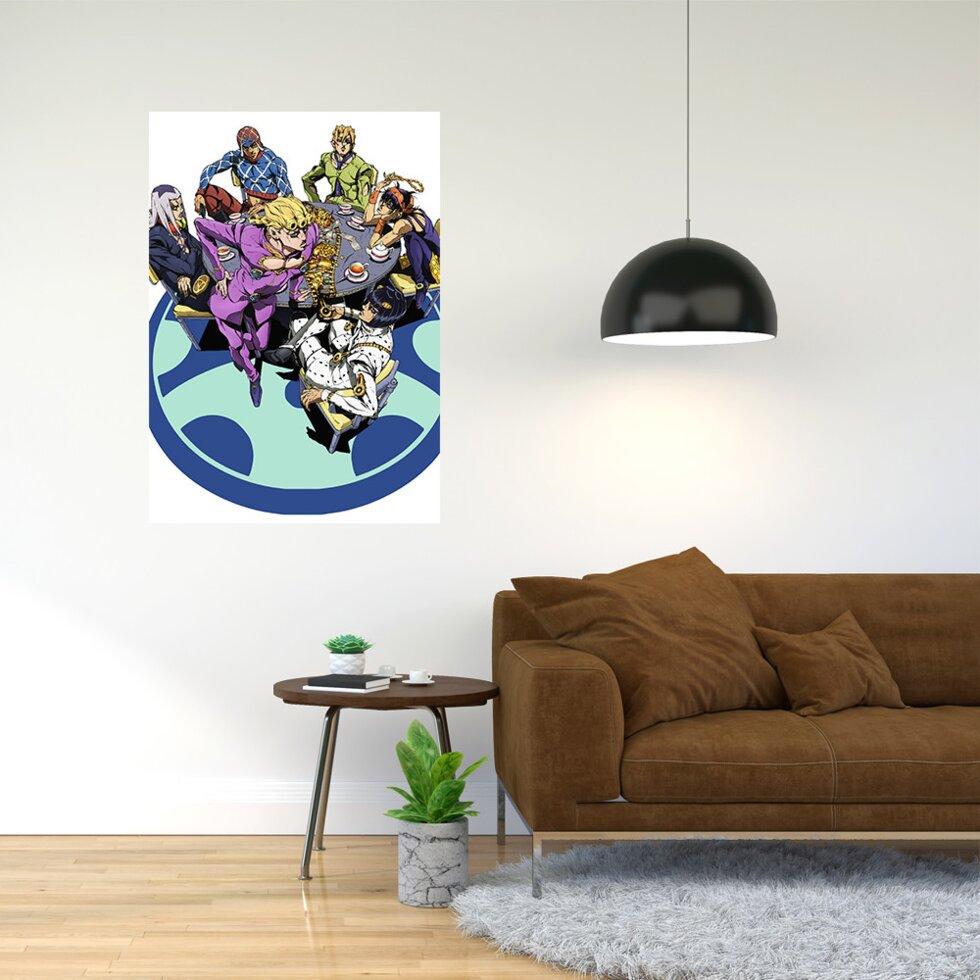 Плакат-постер з принтом "Неймовірні пригоди ДжоДжо - JoJo no Kimyou na Bouken (аніме) 1"  А2