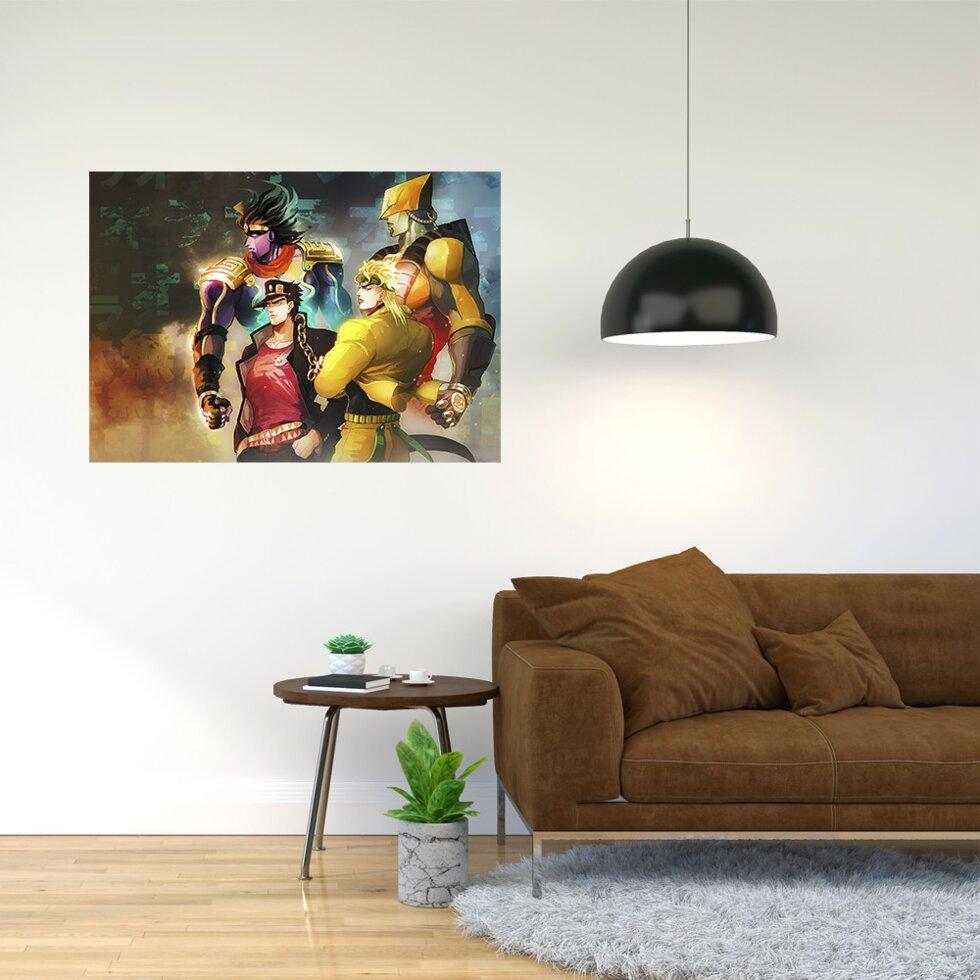 Плакат-постер з принтом "Неймовірні пригоди ДжоДжо - JoJo no Kimyou na Bouken (аніме) 5"  А2