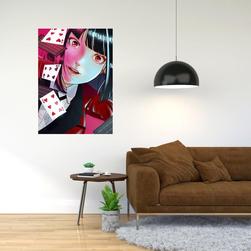 Плакат-постер з принтом "Kakegurui Compulsive Gambler - Шалений азарт (манга, аніме)" А2