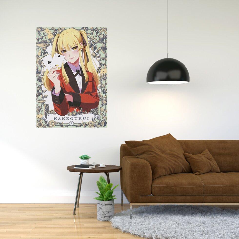 Плакат-постер з принтом "Kakegurui Compulsive Gambler - Шалений азарт (манга, аніме) 1" А2
