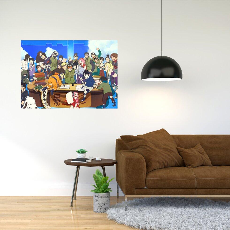 Плакат-постер з принтом "Naruto - Наруто (сенен-манга, аніме)"  А2