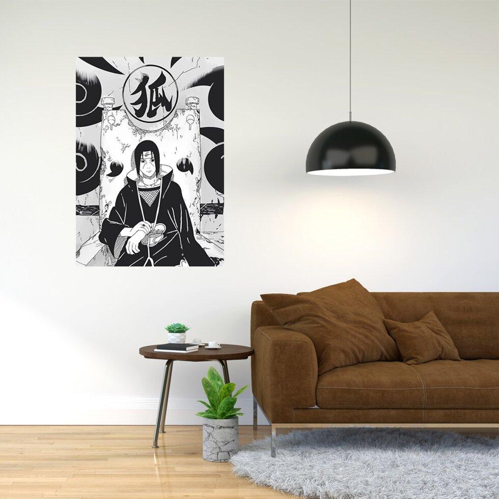 Плакат-постер з принтом "Наруто Ітачі Манга - Naruto (аніме-серіал)"