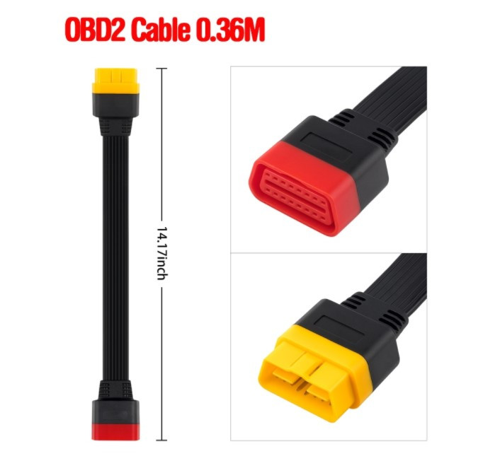 Діагностичний OBD2 подовжувач 36 см "тато-мама" Full chip