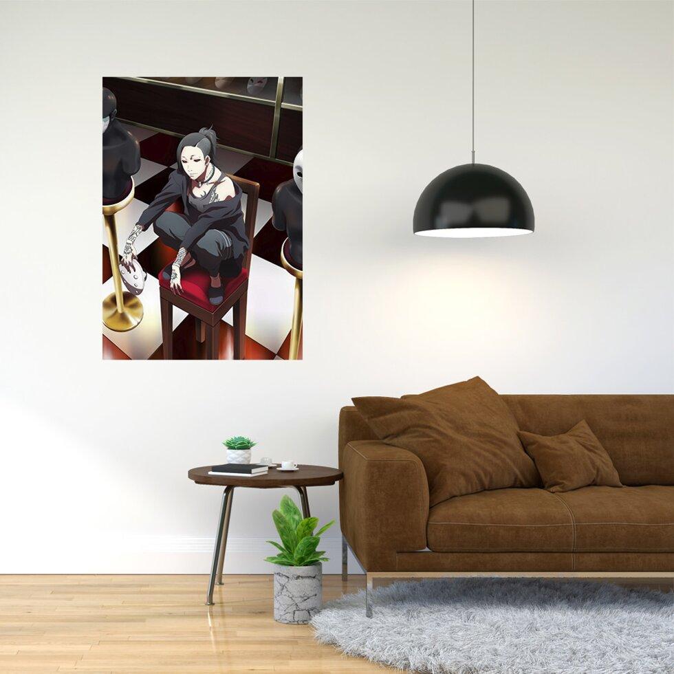 Плакат-постер з принтом "Tokyo Ghoul - Токійський гуль (манга в жанрі темного фентезі, аніме) 3" А2