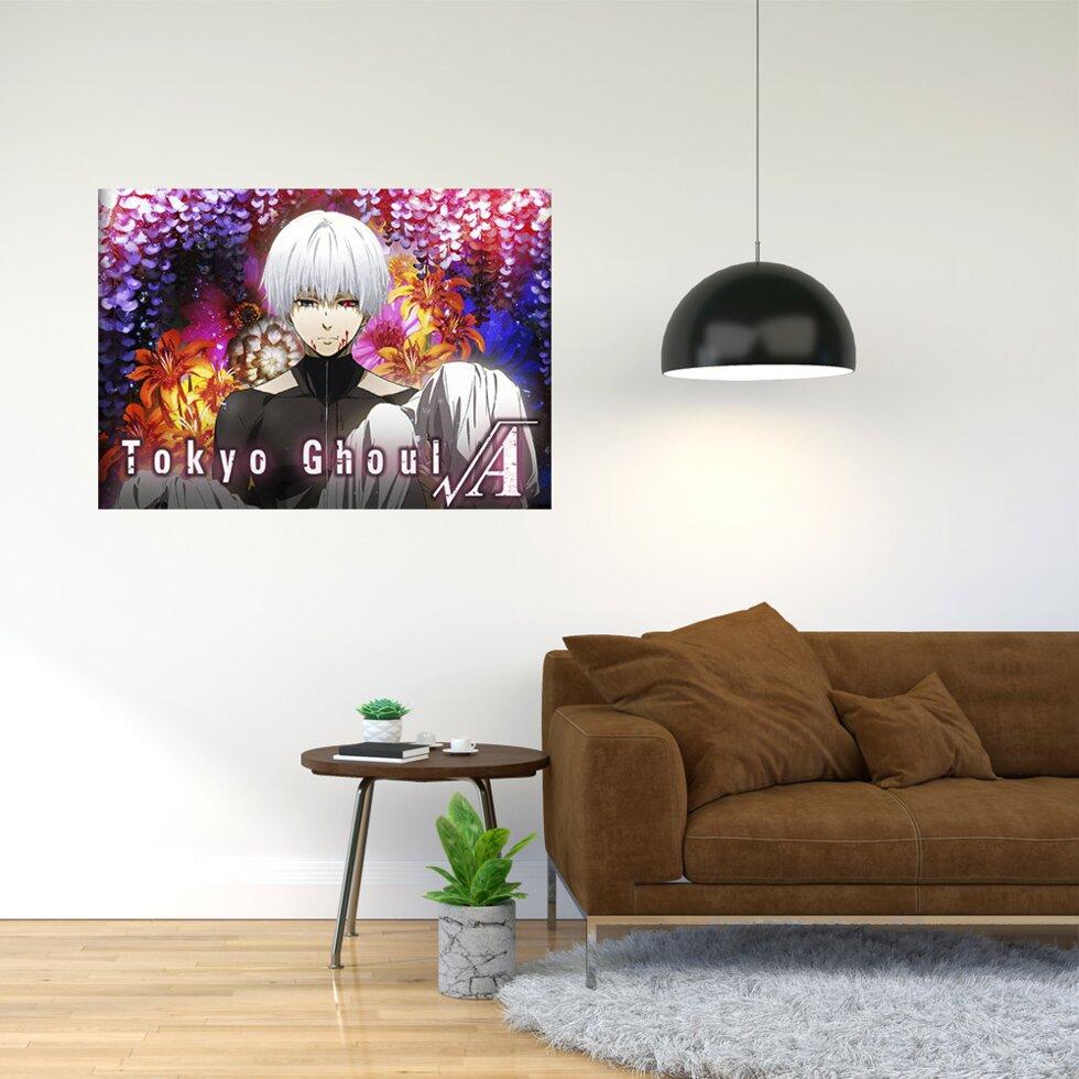Плакат-постер з принтом "Tokyo Ghoul - Токійський гуль (манга в жанрі темного фентезі, аніме) 9" А2