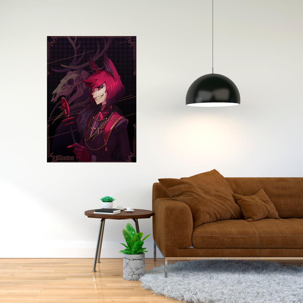 Плакат-постер А4 з принтом Hazbin Hotel Готель Хазбін А2