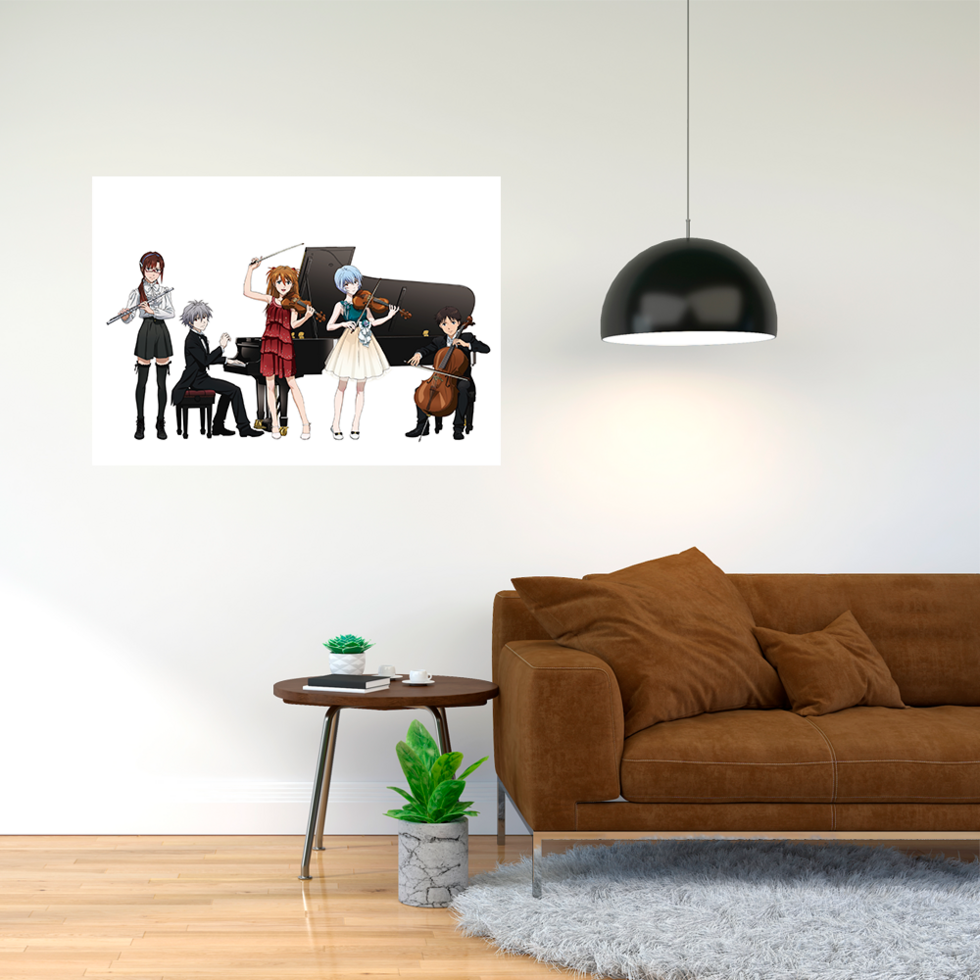 Плакат-постер А4 з принтом Neon Genesis Evangelion Shinseiki Evangerion Євангеліон нового покоління NGE, EVA 7