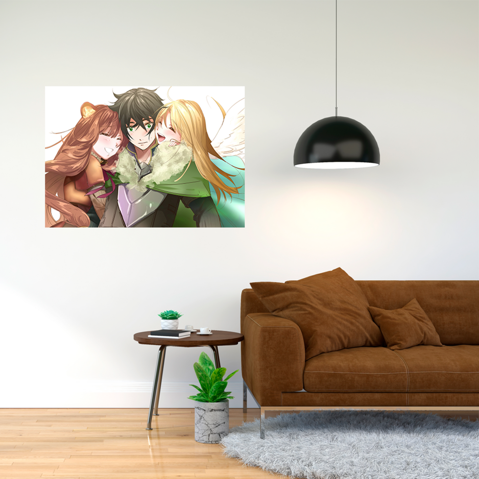 Плакат-постер А3 з принтом Сходження героя щита The Rising of the Shield Hero