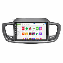 Штатна магнітола Lesko для Kia Sorento III Prime 2014-2017 екран 10" 4/64Gb 4G Wi-Fi CarPlay Top GPS, фото 2