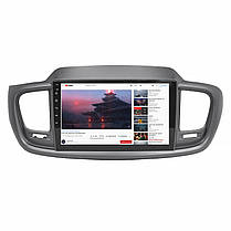 Штатна магнітола Lesko для Kia Sorento III Prime 2014-2017 екран 10" 4/64Gb 4G Wi-Fi CarPlay Top GPS, фото 4