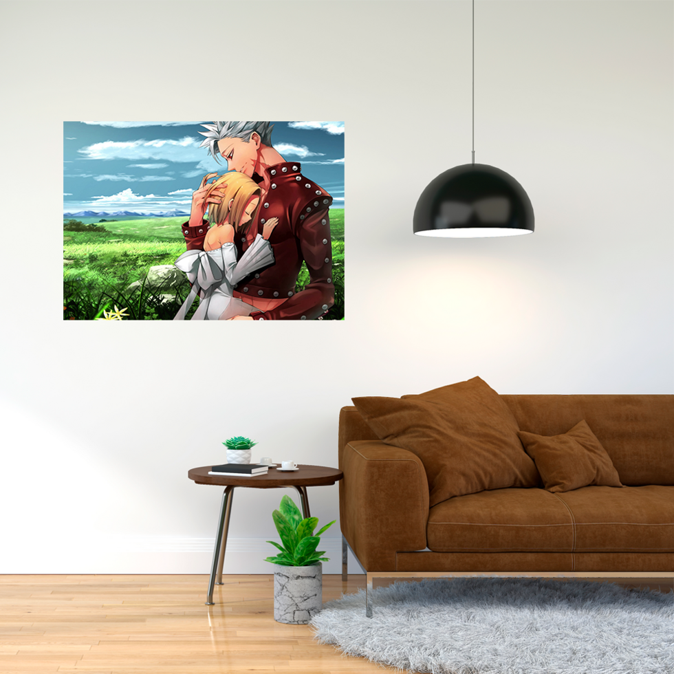 Плакат-постер А4 з принтом Сім смертних гріхів, Nanatsu no Taizai, The Seven Deadly Sins, 7 смертних гріхів, фото 1