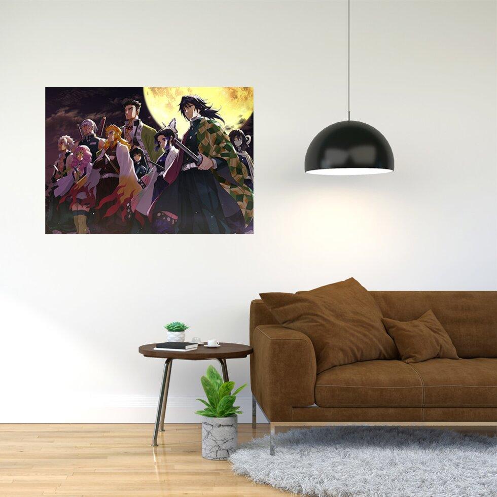 Плакат-постер А3 з принтом Demon Slayer - Клинок, що розсікає демонів 2
