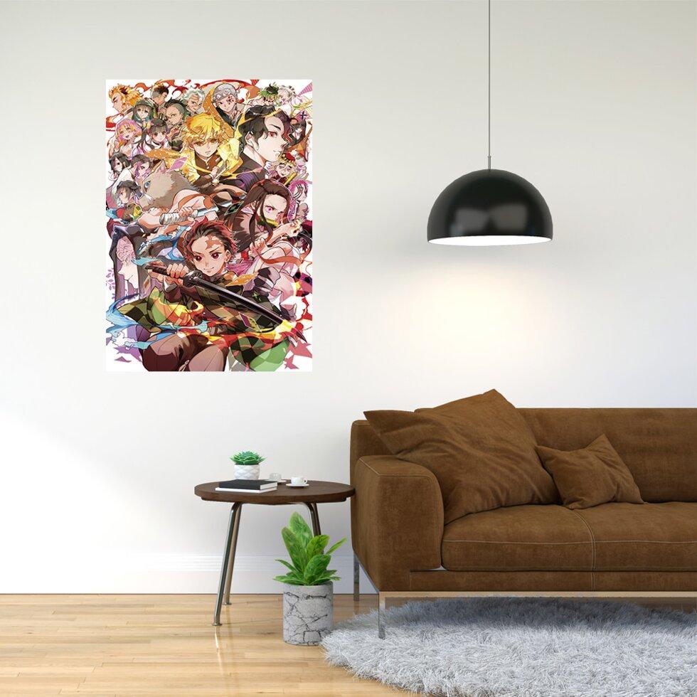 Плакат-постер А3 з принтом Demon Slayer - Клинок, що розсікає демонів 7, фото 1