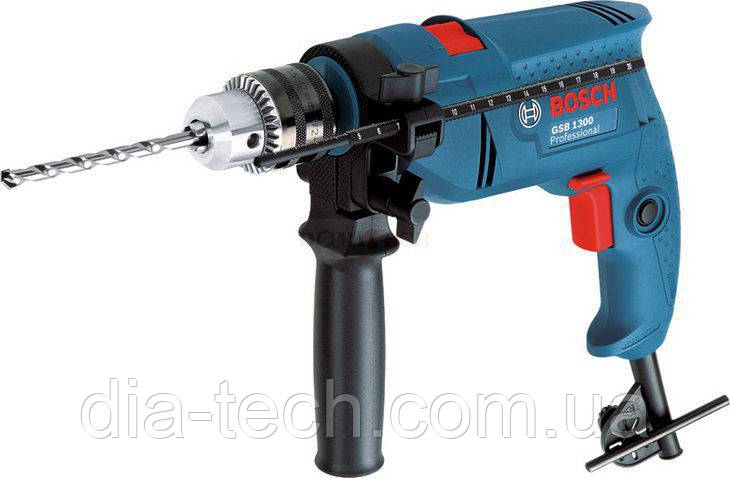 Ударний дриль Bosch GSB 1300 06011A1020, фото 1