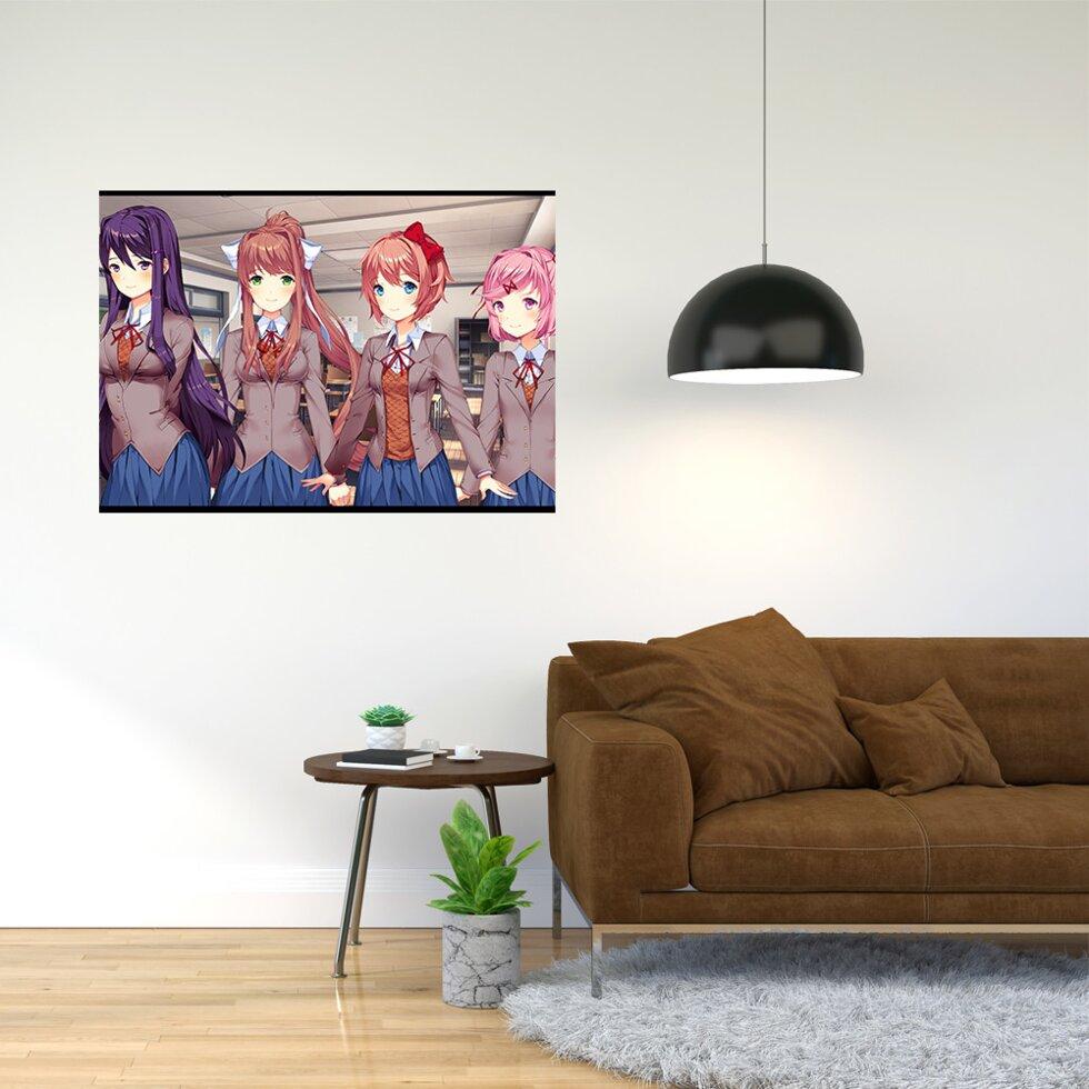 Плакат-постер А3 з принтом Doki Doki - Докі Докі А4