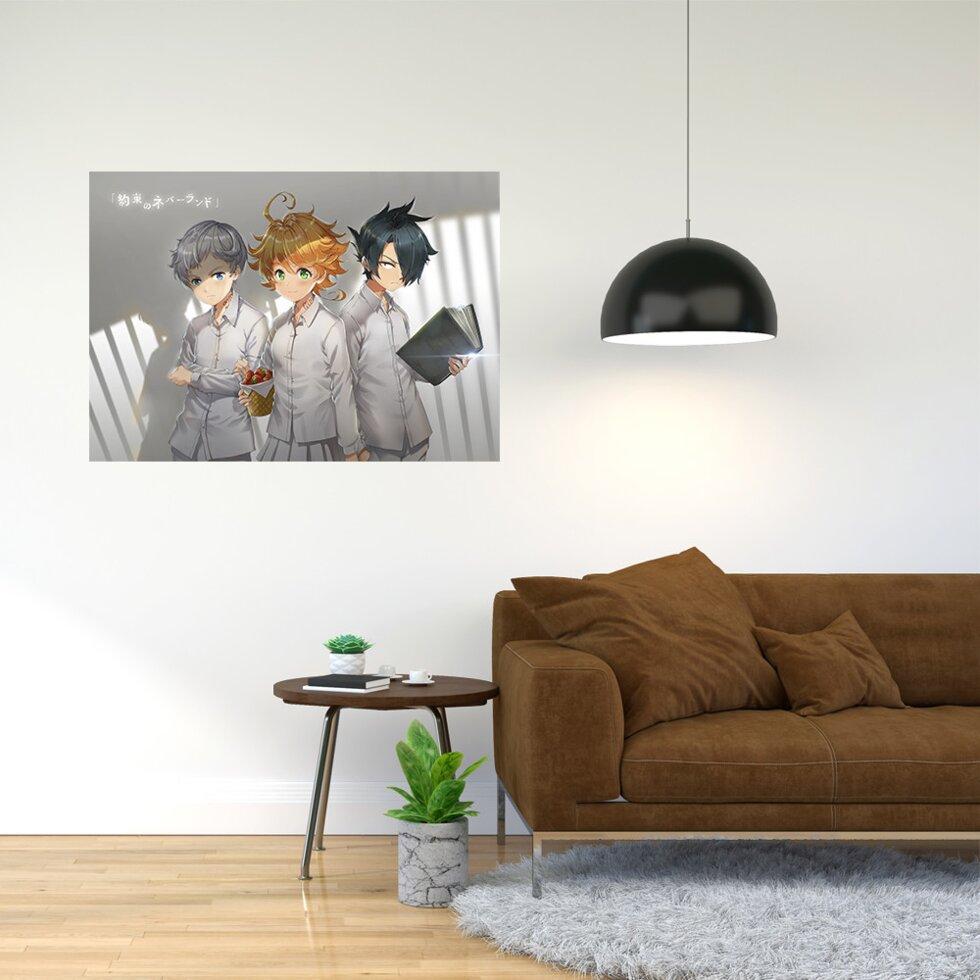 Плакат-постер А3 з принтом The Promised Neverland - Обіцяний Неверленд А2, фото 1