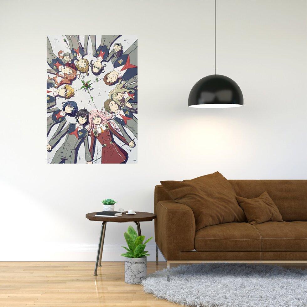 Плакат-постер А3 з принтом Аніме Милий у Франксі-Darling in the FranXX