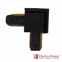 Конектор до шинопроводу ElectroHouse кутовий чорний