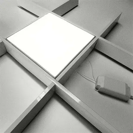 LED світильник грильято Svitlodar 25W СГД25Вт 4000К 200х200мм S-gr-24W-200-4000, фото 1