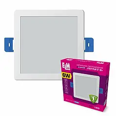 LED Downlight ELM Tetra V 6W 6500K IP20 26-0061