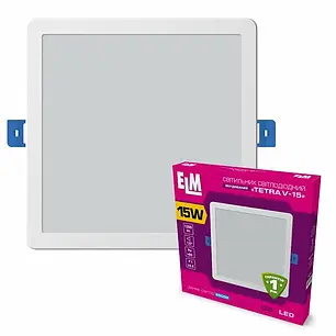 LED Downlight ELM Tetra V 15W 6500K IP20 26-0063, фото 1