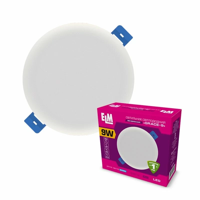 LED Downlight ELM Grace-9 9W 6500K IP20 26-0064