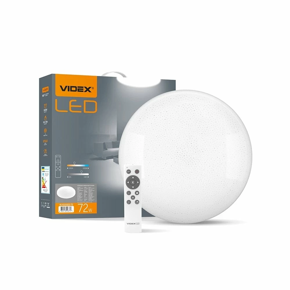 LED світильник Smart Videx Star круглий 72W 2800-6200К VL-CLS1522-72