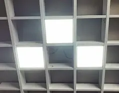 Система світильників грильято Svitlodar СГД27Вт тріо (3шт) 4000К 100х100мм S-gr-27W3-100-4000