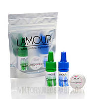 Набор препаратов ТМ "LAMOUR" Primer, Cleanser, Cream remover (по 3мл.)