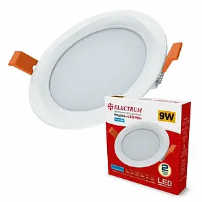 LED Downlight Electrum LEO M 9W 4000K IP40 B-LD-1956, фото 1