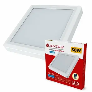 LED світильник накладний Electrum KVANT 30W 4000K B-LD-1969, фото 1