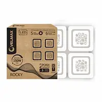 LED светильник Velmax 150W 10500Lm 3000-6500K V-CL-ROCKY-150S 23-45-20